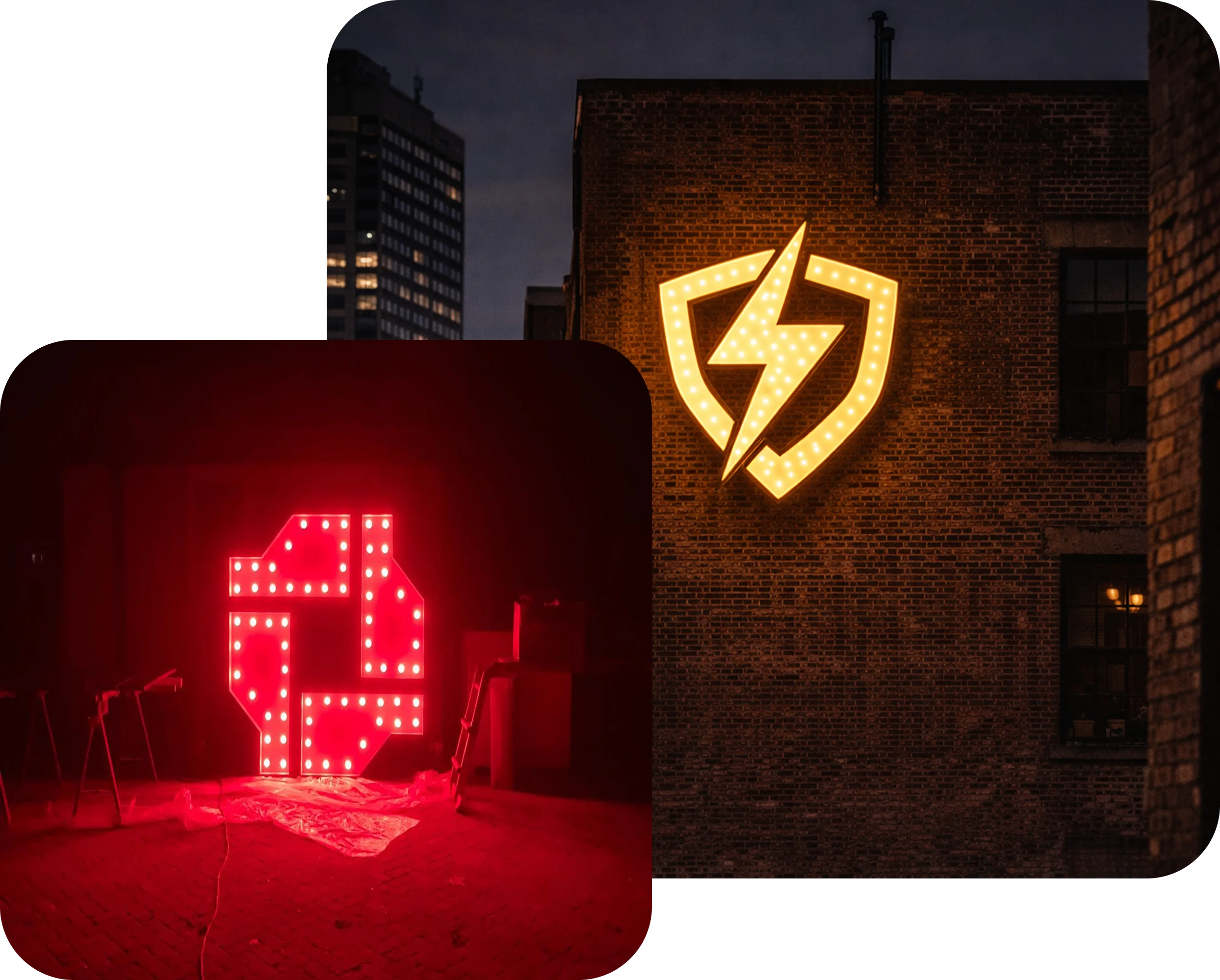 Klaar om jouw eigen   lichtletters of logo te laten maken